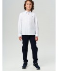 Сорочка текстильная для мальчиков (comfort fit) белый