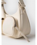 Сумка с чехлом для наушников молочный