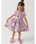 Платье трикотажное для девочек multicolor