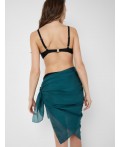Парео текстильное для женщин dark green