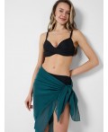 Парео текстильное для женщин dark green