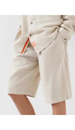 Шорты текстильные для мальчиков beige