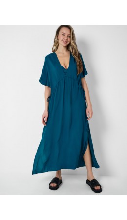 Туника текстильная для женщин dark green