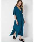 Туника текстильная для женщин dark green