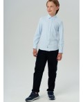 Сорочка трикотажная для мальчиков (regular fit) голубой