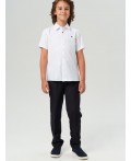 Сорочка текстильная для мальчиков (comfort fit) белый