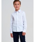 Сорочка текстильная для мальчиков (regular fit) белый