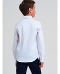 Сорочка текстильная для мальчиков (regular fit) белый