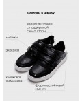 Полуботинки для мальчиков черный,белый