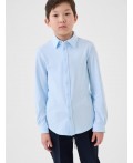 Сорочка трикотажная для мальчиков (regular fit) светло-серый