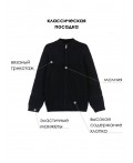 Кардиган трикотажный для мальчиков черный