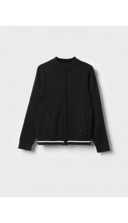 Кардиган трикотажный для мальчиков black
