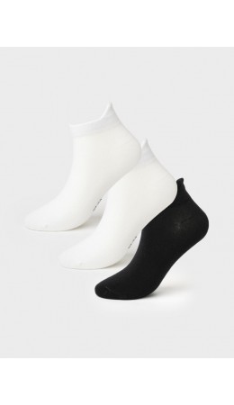 Носки трикотажные для мальчиков, 3 пары в комплекте белый,черный
