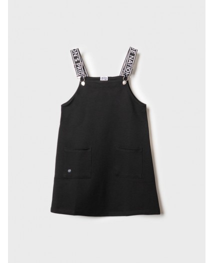 Сарафан трикотажный для девочек черный
