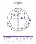Сорочка текстильная для мальчиков (regular fit) разноцветный