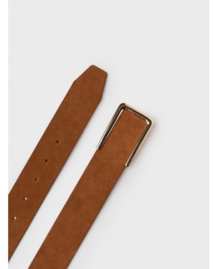 Ремень женский рыже-коричневый