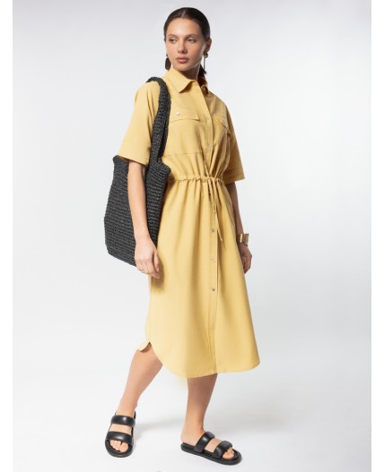 Платье женское св. медовый