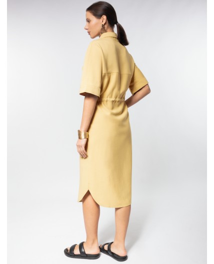 Платье женское св. медовый