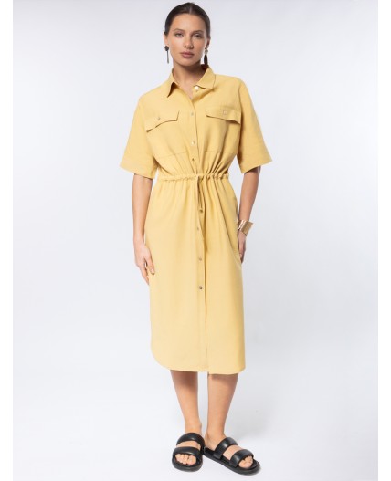 Платье женское св. медовый