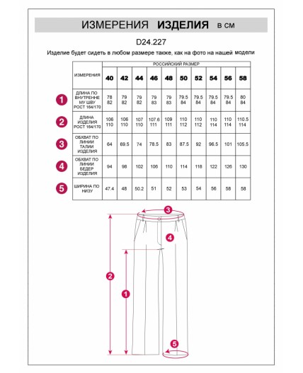 Брюки женские черный
