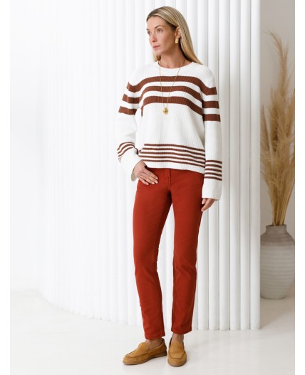 Брюки женские кирпичный