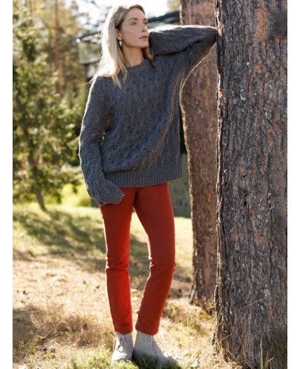 Брюки женские кирпичный