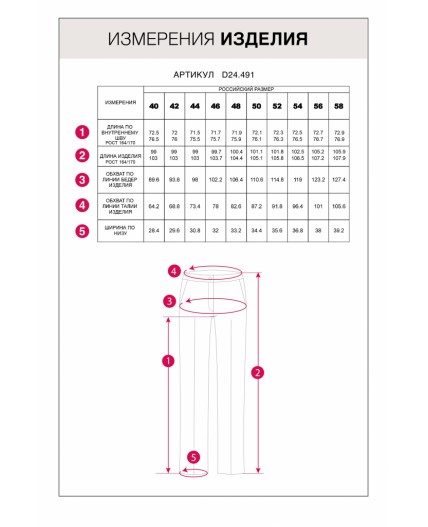 Брюки женские черный