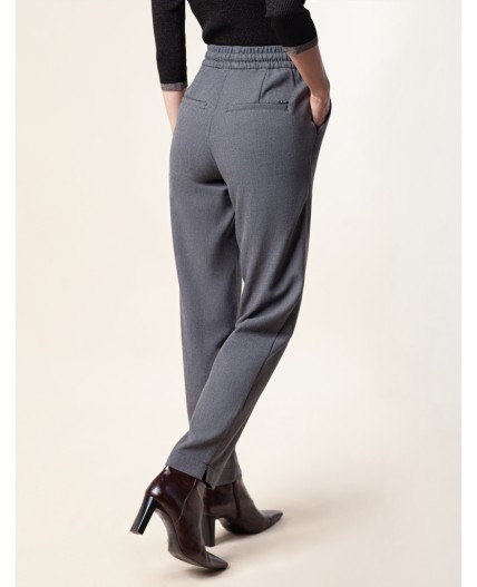Брюки женские серый-черный