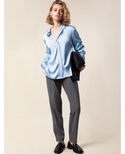 Брюки женские серый-черный