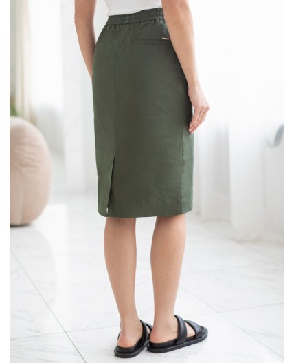 Юбка женская темно-оливковый
