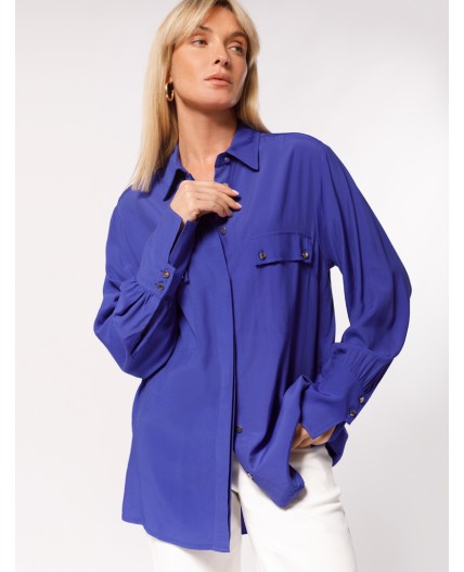 Блузка женская ультрамарин