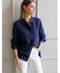 Блузка женская т.синий