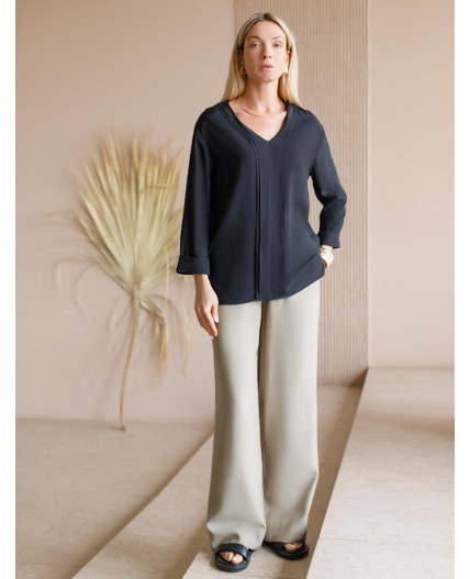 Блузка женская черный