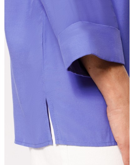 Блузка женская ярко-голубой