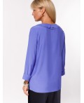 Блузка женская ярко-голубой