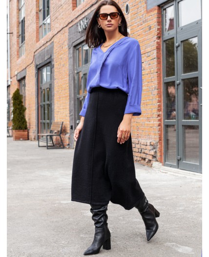 Блузка женская ярко-голубой