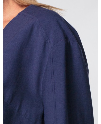 Блузка женская дымчатый синий