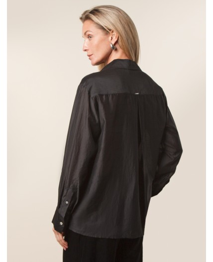 Блузка женская черный