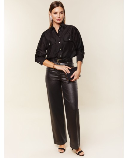 Блузка женская черный