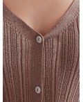 Кардиган женский кофейный