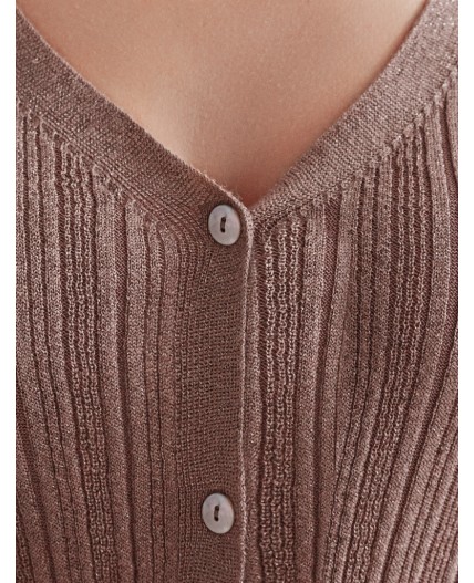 Кардиган женский кофейный