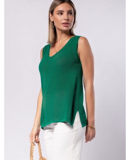 Топ женский зеленый
