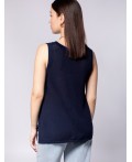 Топ женский темно-синий