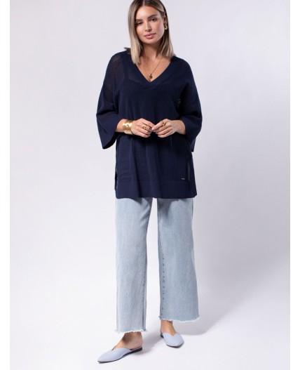Джемпер женский темно-синий