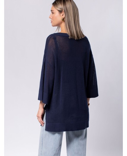 Джемпер женский темно-синий
