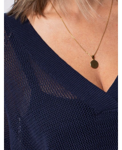 Джемпер женский темно-синий