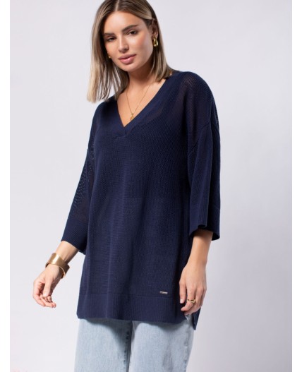 Джемпер женский темно-синий