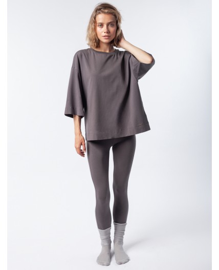 Футболка женская темно-серый