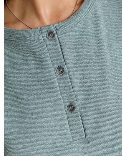 Футболка женская оливковый меланж