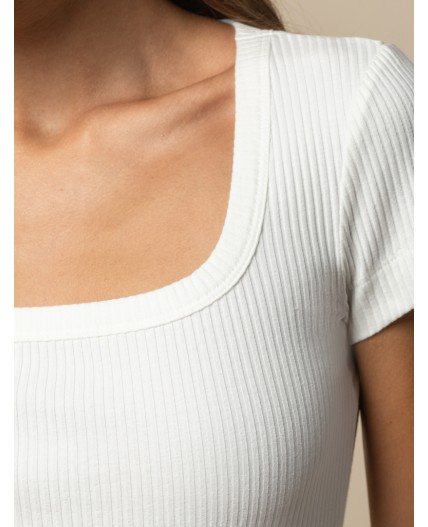 Футболка женская молочный